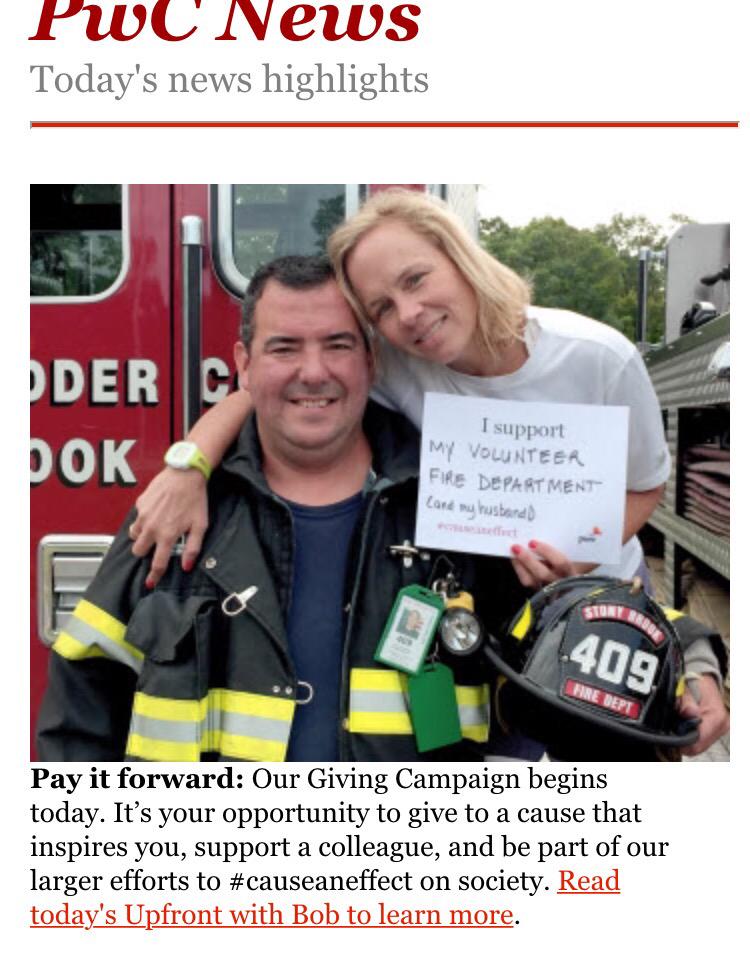 Mitch_Roschelle's tweet image. Big big s/o to @maryannholsberg for leading by example in #PwCGives campaign #PwC #CSR #MakingaDifference