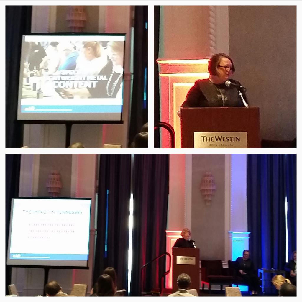 datadiva_Colby's tweet photo. @janmckeel presenting TN's #workforce initiatives w/ @NewsfromLIFT. Big impact for students and teachers! #winsemich http://t.co/qKkQnle2yP