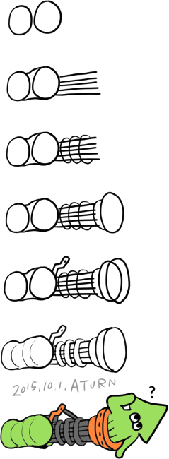 バレルスピナーをカンタンに‥‥‥‥‥‥描くのは無理だった 