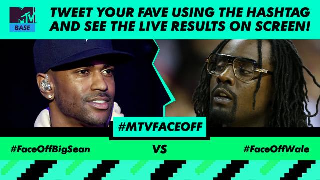 Victoriaamanogh's tweet photo. : Are you ready to Battle! #MTVFaceOff is on now, and it's #FaceOffBigSean or #FaceOffWale, the choice is yours! http://t.co/zLrSmZ64py"