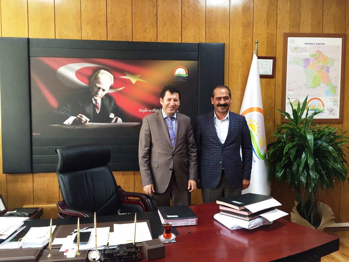 ANKARA İL GIDA TARIM VE HAYVANCILIK MÜDÜRÜ, SN. BÜLENT KORKMAZ BEYİ MAKAMINDA ZİYARET ETTİK.