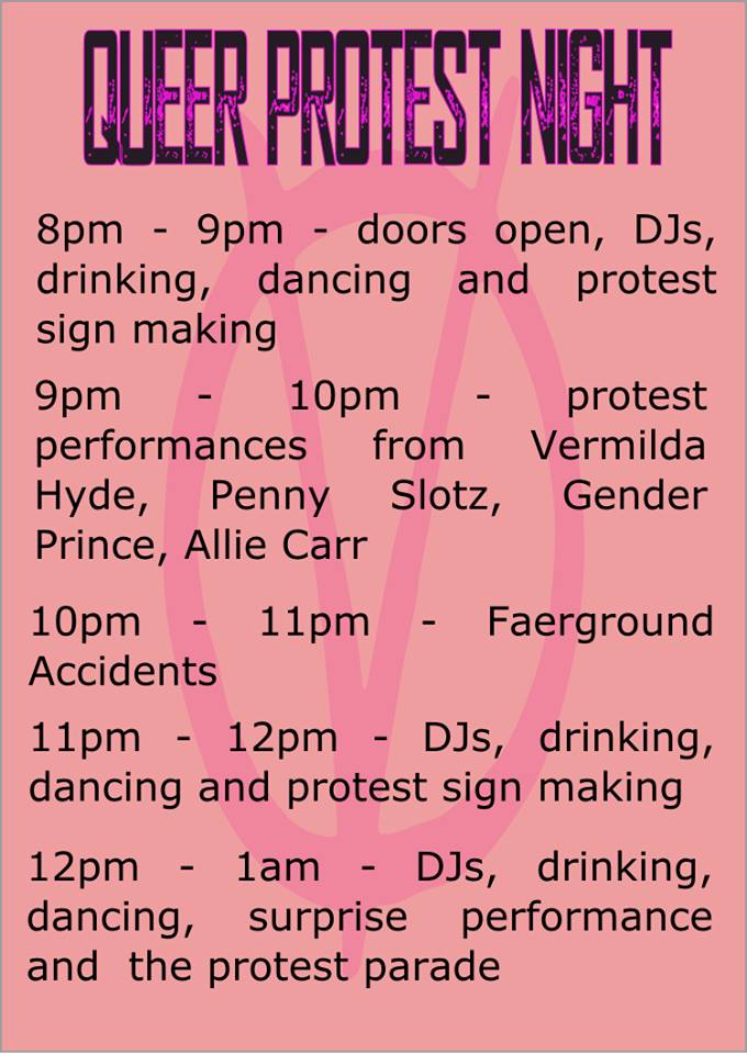 LGBTSheffield's tweet photo. #QueerProtest THIS SAT! @theatredeli feat #INVERT+@Faerground + films/performances + more http://t.co/5o3VOXDKpA http://t.co/sS48aNWx5N