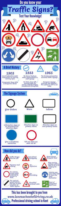 On the road today, why not test your road safety knowledge. How many of these signs do you know? 
Drive Safe!