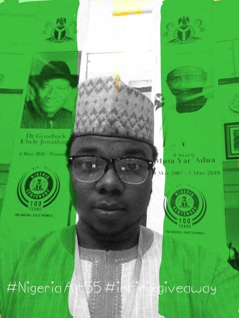 sadiqsaniss's tweet photo. @InfinixMobility My Independence Picture #NigeriaAt55. Please RT this for me so that I win Infinix phone http://t.co/DeMNkCCg79