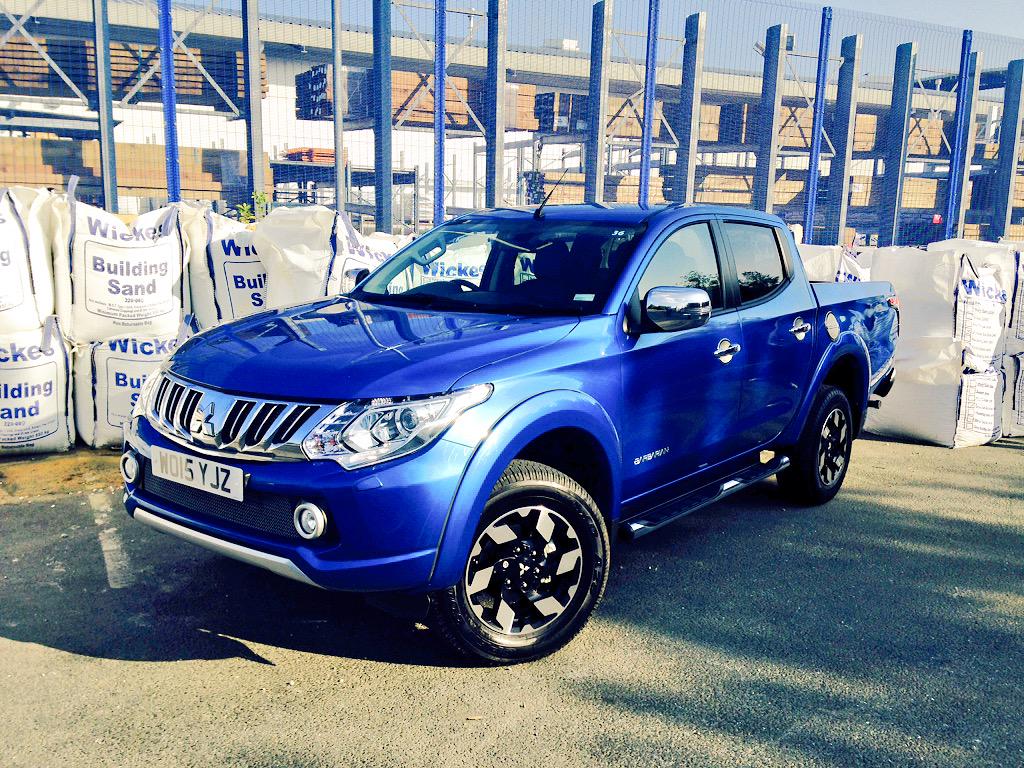 timpitt100's tweet image. Living the dream at Wickes in the Mitsubishi L200 Barbarian. #realworldtesting