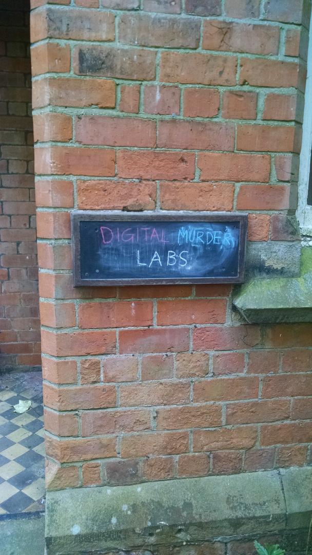 cheapjack's tweet photo. @tonibuckby @DMLabsUK @jamesmedd @hwayoung @gemmamaylatham but who killed them on the #makerbelt express? Great week http://t.co/pCiDPAZ9Rp
