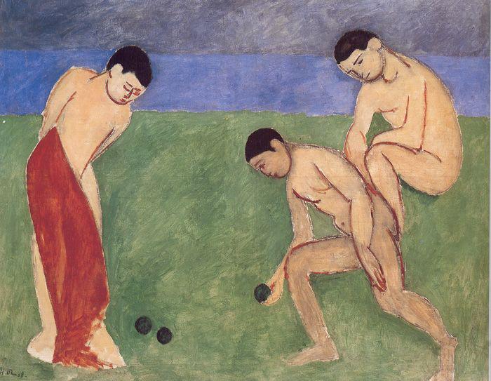 What Did Henri Matisse and Game of Bowls Look Like  in 1908 