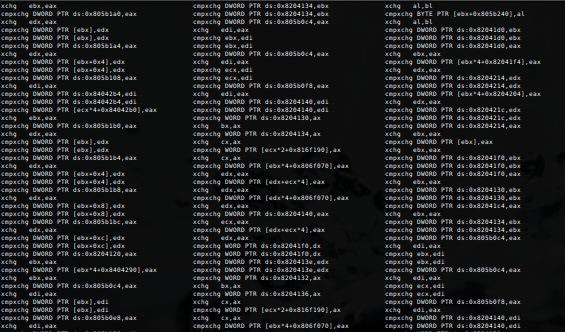 and of course, the cmpxchgxchgfuscator... github.com/xoreaxeaxeax/m…