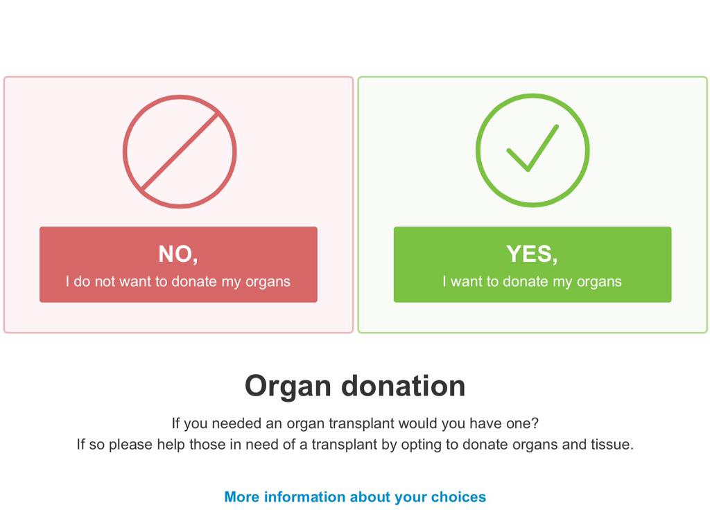 Did you know you can opt out of organ donation too? See organdonation.nhs.uk #passthebeat or not. Your choice