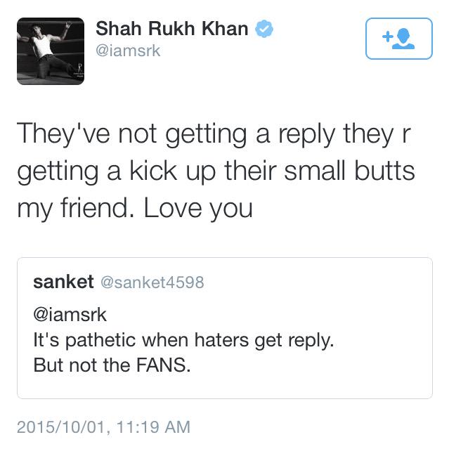 The_Mod_Indian's tweet photo. @iamsrk the savage continues. 😂😂 http://t.co/YgiCQMQR8R
