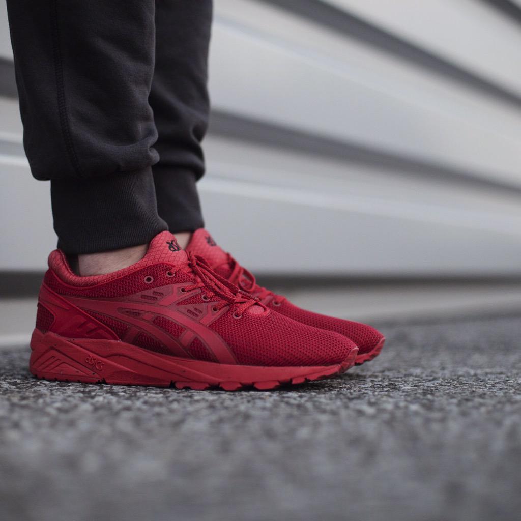 red asics gel kayano evo