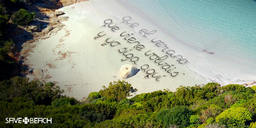 savethebeach's tweet photo. Un amor de verano puede durar para siempre si se cuida. Tu playa te lo cuenta en #SiLasPlayasHablasen. http://t.co/oSMuLf4Bi3