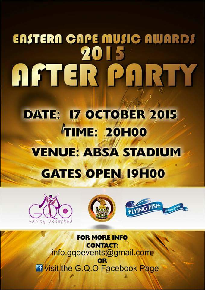 EventGqo's tweet photo. R80 entry
R60 students
Computicket
#BeThere http://t.co/wtyiEYzpou