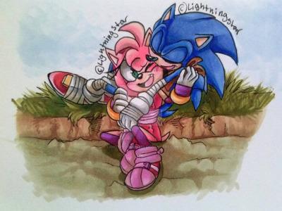 Trueloveheart94 on X: @SonamyBoom the best SonAmy kiss ever, made