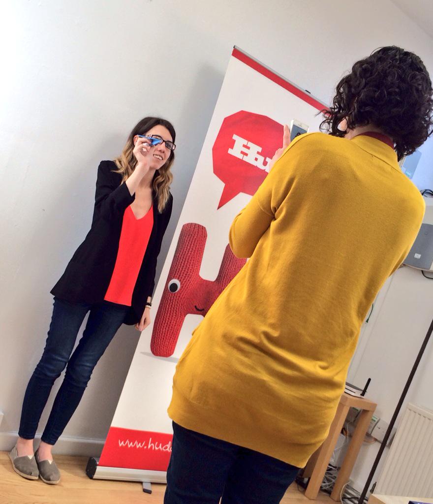 HuddleMedia's tweet photo. A day at #HuddleHQ is never boring... @Curly__lou: "just stand there and fire this plane at me"... Standard. ๐ณ๐ http://t.co/CVzm6wd7aB