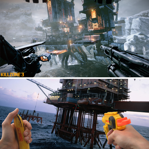 dejongemathijs's tweet photo. Remember the jetpack in KZ3? This is what its designer created to pitch the concept. #throwbackthursday #killzone http://t.co/C5T8jHoOQW