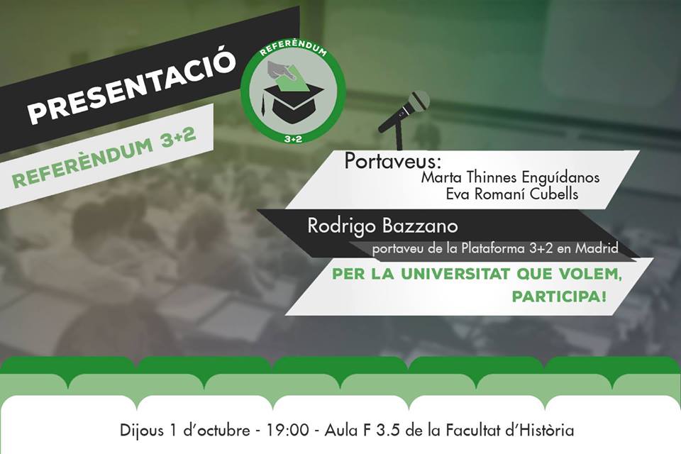 Referendum3mes2's tweet photo. Rodrigo Bazzano, portavoz de la plataforma @Referendum3mas2 Madrid, nos contará su experiencia esta tarde a las 19h. http://t.co/WMeyZq1KX5