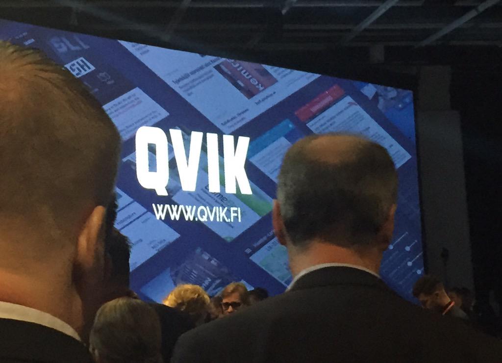 We are here, loud and clear @NBForum_com - the best business conference in the world #NBF2015 <a href="/Qvik/">Qvik</a>