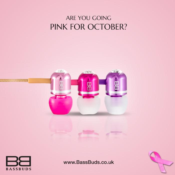 BassBuds's tweet photo. We're going #PinkForOctober.

Want to get involved - Get in touch

#YourColourYourStyle #RaisingAwareness http://t.co/Y7UYUEyc0S