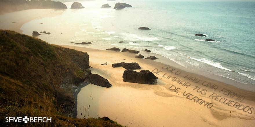 savethebeach's tweet photo. Todo un verano juntos y aún tanto que decir. Hoy la playa nos ha dejado este mensaje para ti: #SiLasPlayasHablasen. http://t.co/4MgdPVnQLc