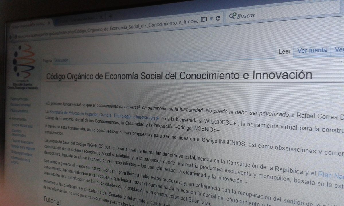 JeanMosquera's tweet image. @EduSuperiorEc Que la internet sea considerada como servicio básico, facilitando el acceso a TODOS. #ingenioSOS”