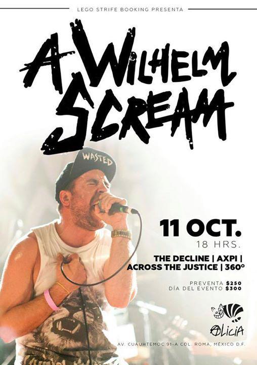 contrafm's tweet photo. A Wilhelm Scream este 11 de octubre en el Multiforo Alicia http://t.co/YdGT88wfCK http://t.co/2b0CKRPObN