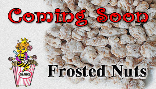 msbeespopcorn's tweet photo. Frosted Nuts!! Just in time for the holidays! @msbeespopcorn http://t.co/CEPpK5iE15