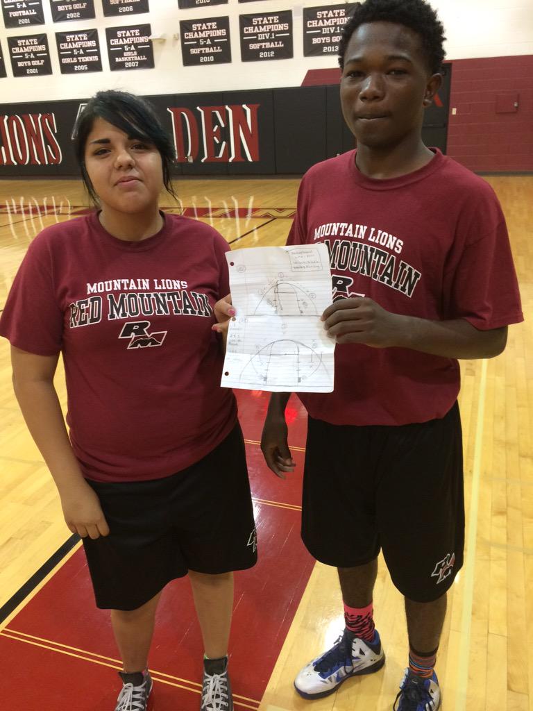 RecBallLeague's tweet photo. Hubert &amp; Armida were ready on game day with a couple of plays drawn up. #Prepared http://t.co/xorGaWlxsK