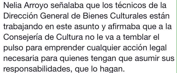 Declaraciones de la consejera Noelia Arroyo en relación al Castillo de Mula.Más información en Facebook Radio Mula.