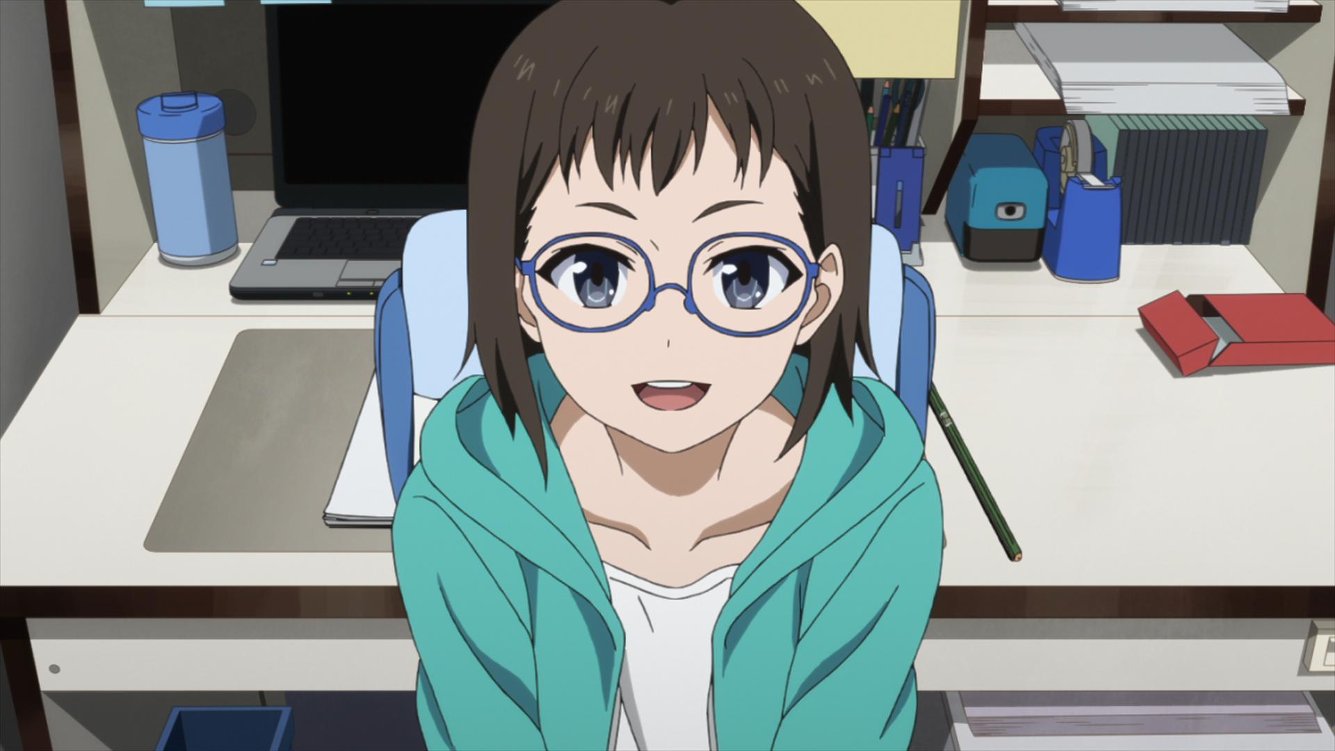 Shirobako 公式 1 8劇場版bddvd発売 Shirobako眼鏡キャラコレクション その４ いやいやー眼鏡といえば井口さんでしょ メガネの日 Musani めがね Http T Co Gthxdcuj4k Twitter