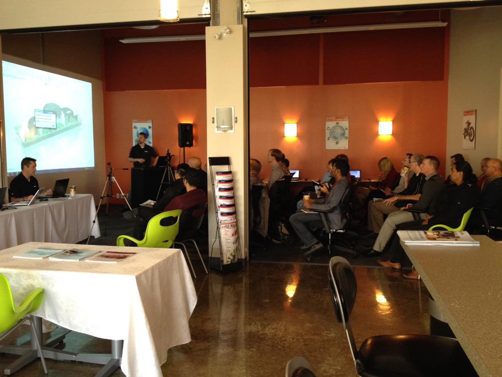 Gyroball's tweet photo. Full house at the first SW2016 launch event at Javelin #SW16Canada http://t.co/9OqAGRdNcl