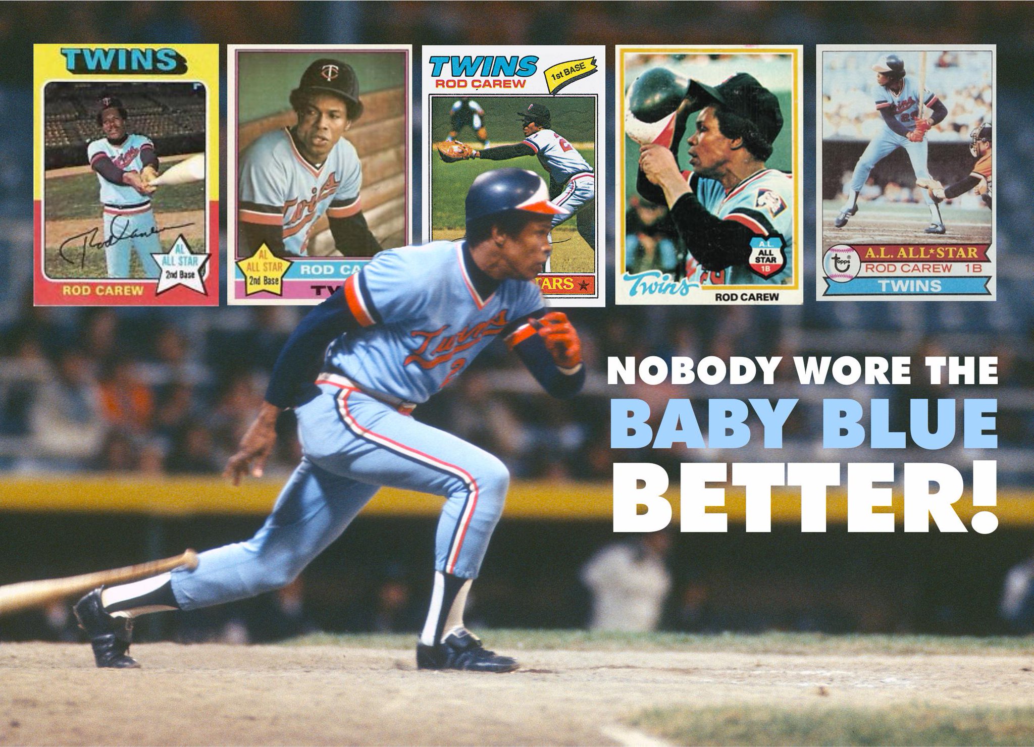 Happy Birthday to my all-time favorite player, Rod Carew! Was devastated when he was traded to the Angels. 