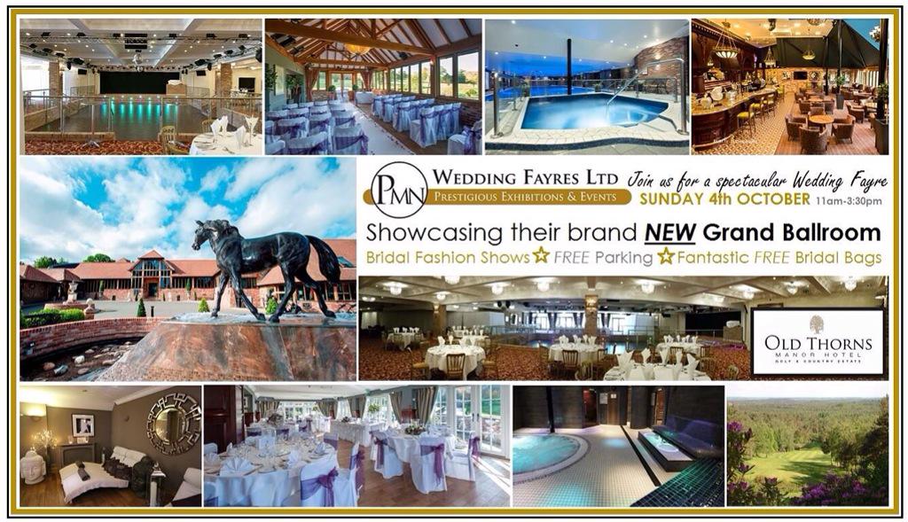 Come along to the #weddingfayre on Sunday at the beautiful venue- <a href="/oldthornshotel/">Old Thorns Hotel & Resort</a> We will be there! <a href="/pmnweddingfayre/">pmnweddingfayres</a>