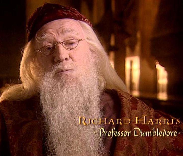 Happy Birthday to actor Richard Harris (my Grandpa\s old friend and the 1st Dumbledore) who would\ve been 85 today! 