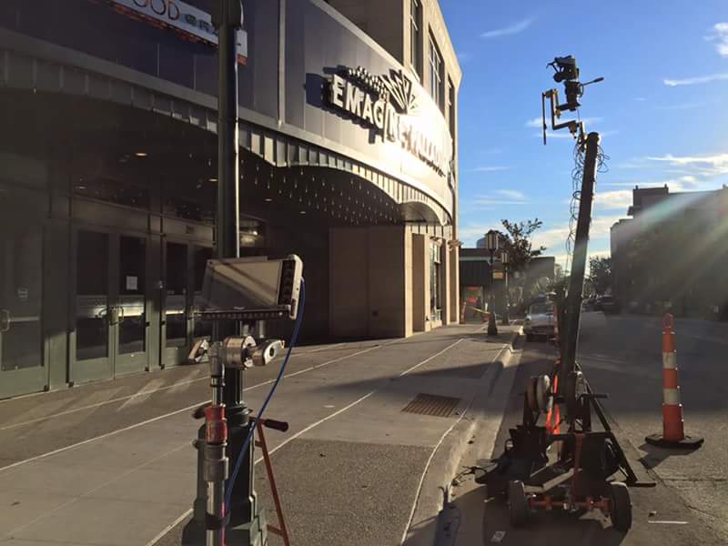 TensideFilms's tweet photo. All set up for this mornings shoot with @carlballou & @SamLoganK for @EmagineTheatres #tensidefilms #setlife http://t.co/CzK5Rk5npj