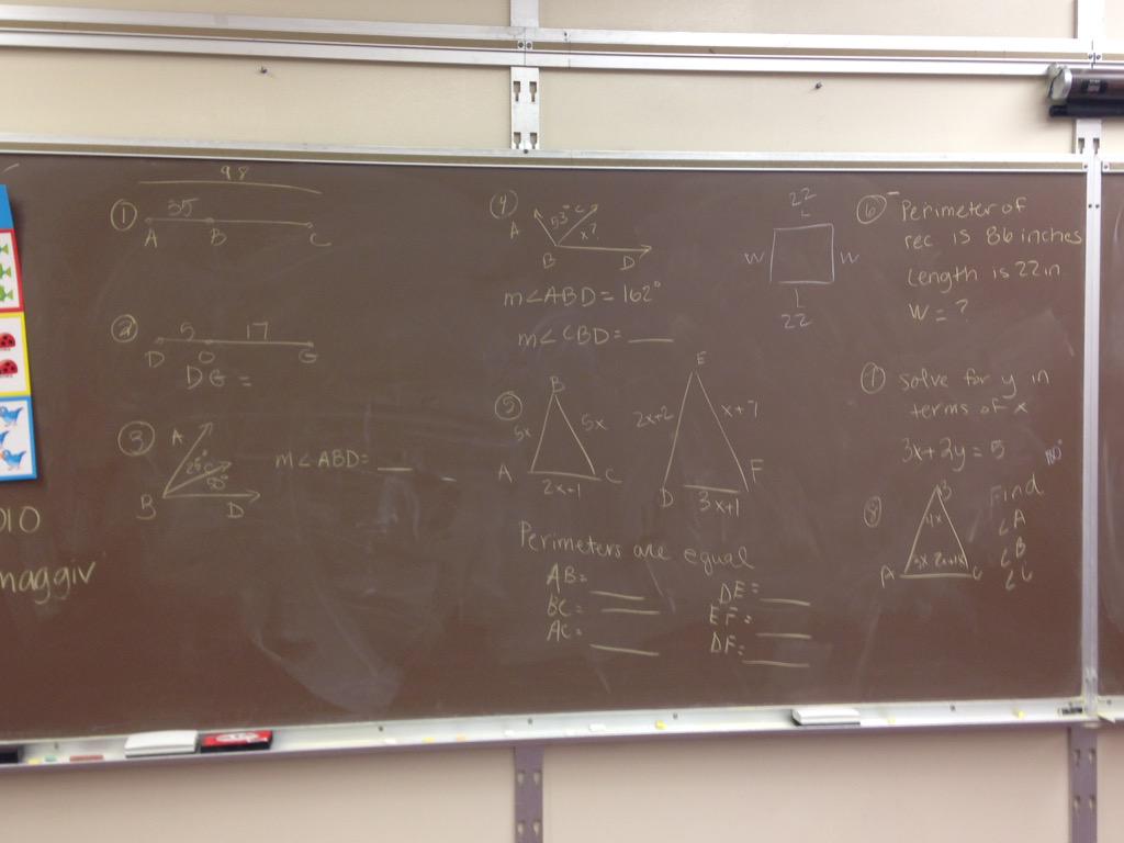 MathBreisinger's tweet image. Board problems for math1