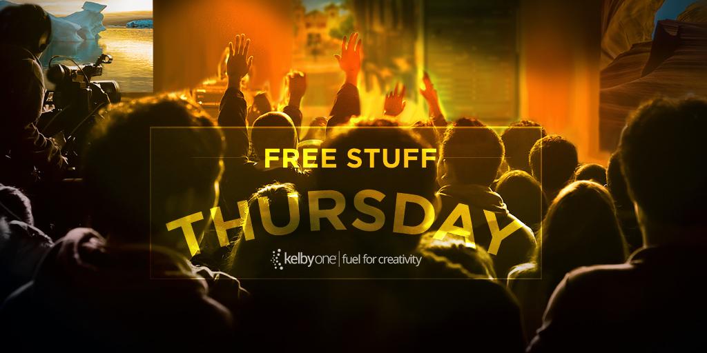 KelbyOne's tweet photo. Today is #FreeStuffThursday & @ScottKelby is giving away a ticket to his @KelbyOneLive tour: http://t.co/y6bU49Mq6H http://t.co/BJmiA3EjsE