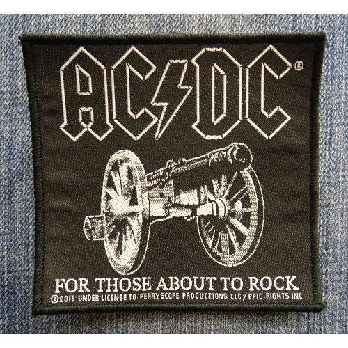 NEW IN STOCK! AC/DC  Official Merchandise Product SEW-On-Patch FOR THOSE BLACK WHITE  … ift.tt/1Ri2C5z