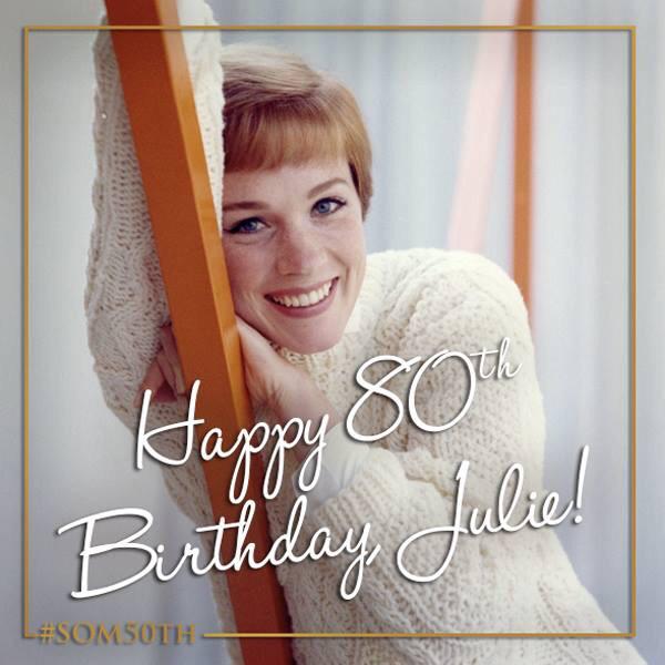 Happy Birthday to one of our favorites, Dame Julie Andrews     