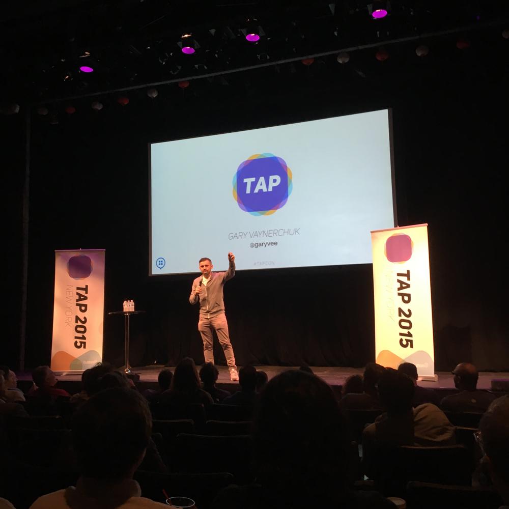 Insightful and entertaining talk from <a href="/garyvee/">Gary Vaynerchuk</a> #TAPCON