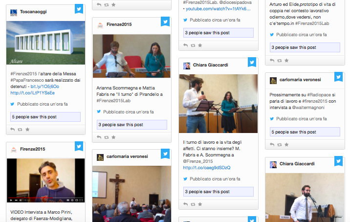 settsociali's tweet photo. Tante voci, un solo racconto. Tutta l'attività social di #Firenze2015Lab in un solo link: http://t.co/osxWtqZxTU http://t.co/9UI5ZpB09v