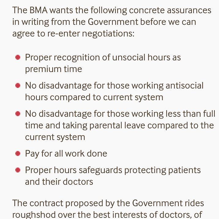 The @TheBMA have a small number of perfectly reasonable requests. Not asking for the moon.... #juniorcontract