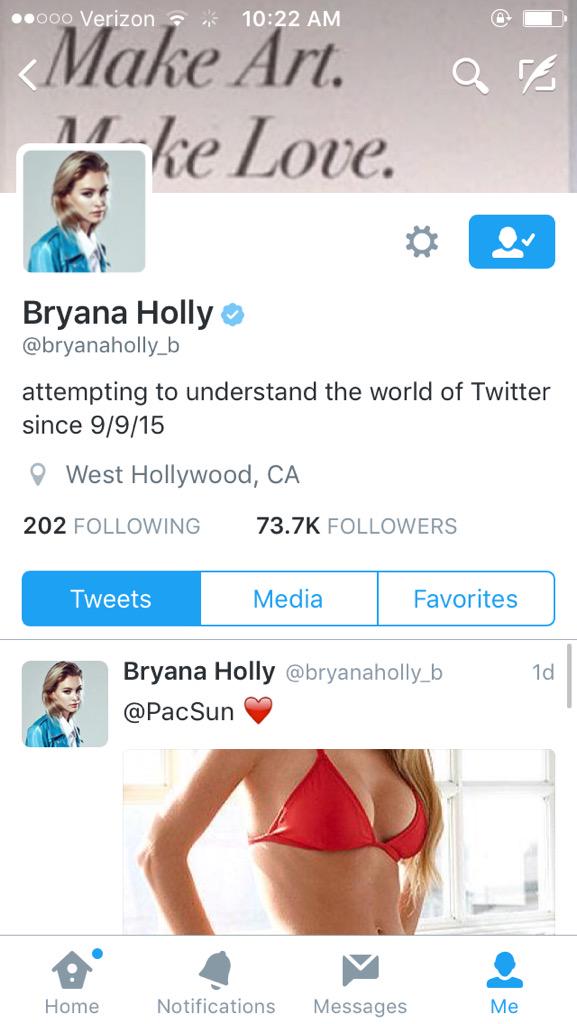 bryanasdivas's tweet photo. BRYANA GOT VERIFIED OMG https://t.co/fIUMm4vcFm