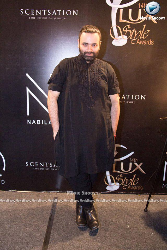 Spotted <a href="/iamfahadhussayn/">fahad hussayn</a> at red carpet of #LSA2015
