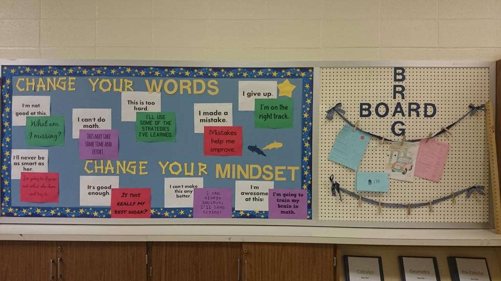 MTCummins's tweet photo. Mrs Dube's room designed for Ss: success criteria, anchor charts, brag board! #phhspl  #space @TephanyO @BCPSMATH http://t.co/2innPVgCFq