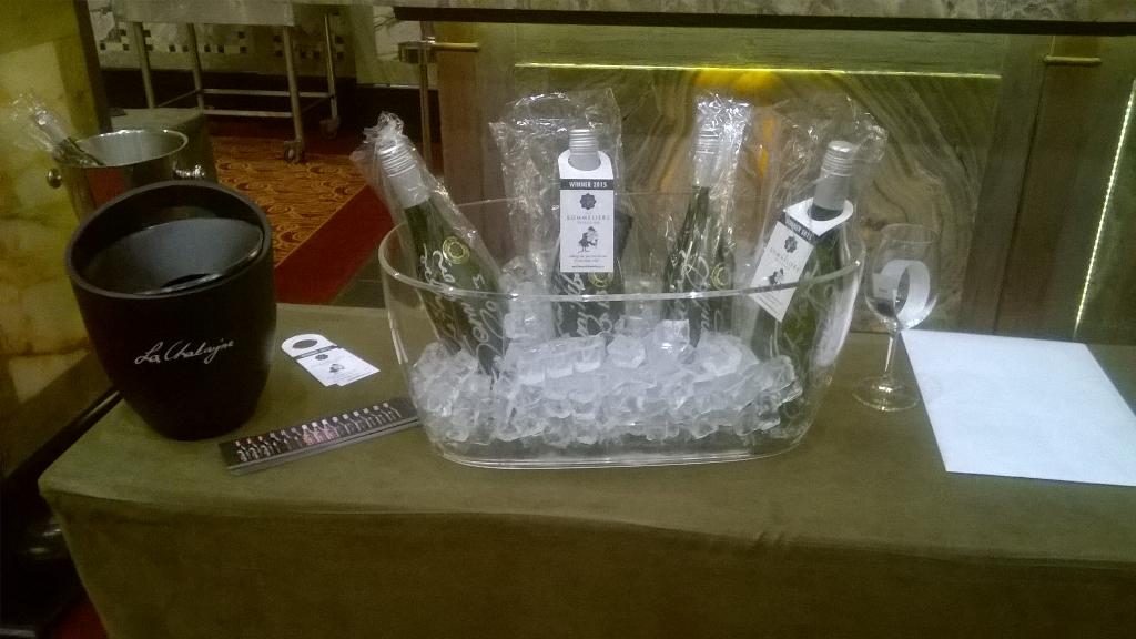 lachatfh's tweet photo. And we are ready at The Taj for tonight's tasting. #lachatfh http://t.co/WjDca8fWOE