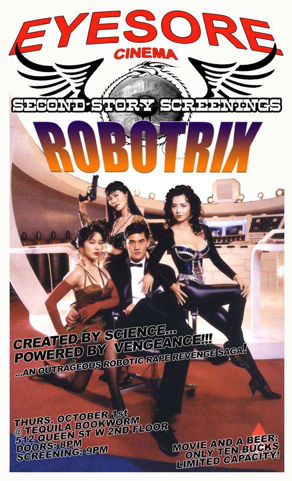 upshtairs's tweet photo. TNGHT: @eyesorecinema shows #Robotrix at @tequilabookworm, where only $10 gets you a #craftbeer and a #movie! #TOdeal http://t.co/JLqjgiHv1o