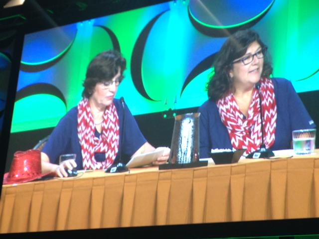 MGarastik's tweet photo. Final General Session @AVASM15 Diane Patino and I. http://t.co/TbP0Os2zN8