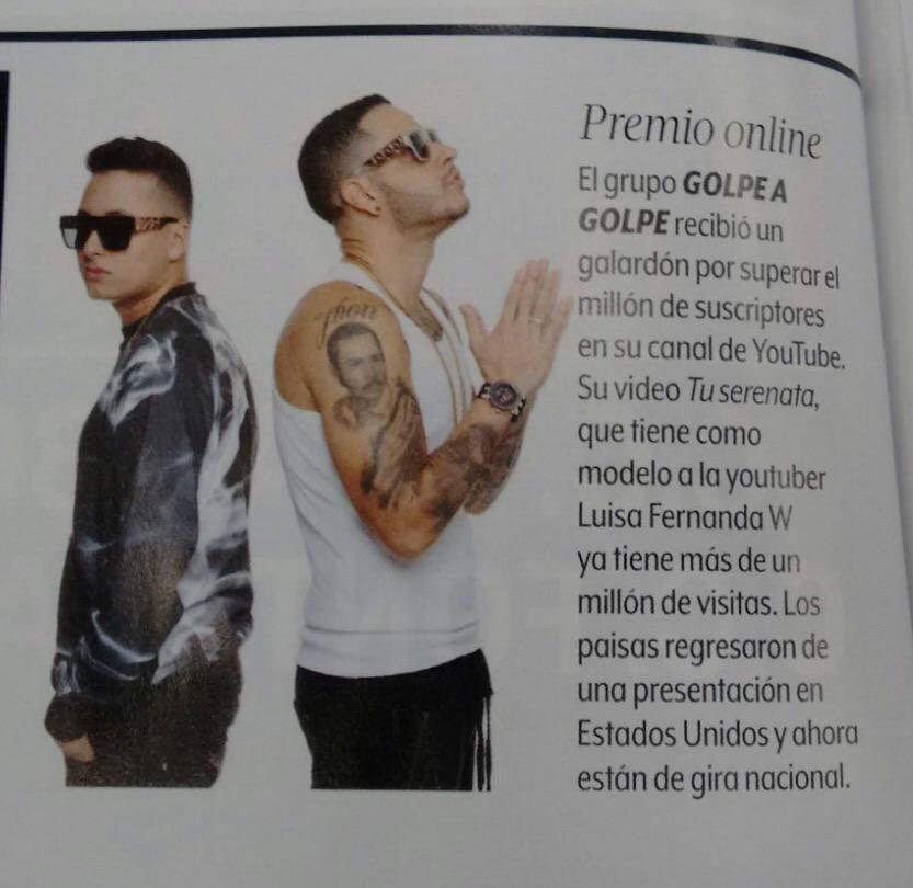 AgenciaJaque_'s tweet photo. @GOLPEAGOLPE en la Revista @ALOdigital con #TuSerenata @cjmanager http://t.co/vpu90JHJFR