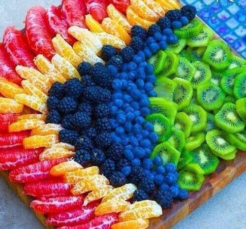 PritchettSpring's tweet image. Fruit Rainbow.